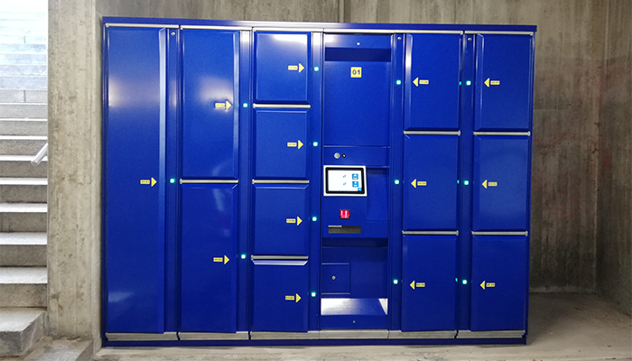 Lockers at Bad Ragaz railway station