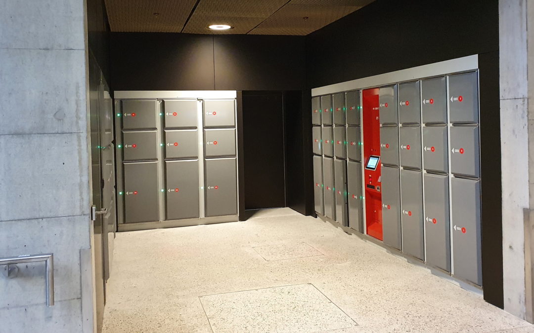 Locker system SBB Winterthur station