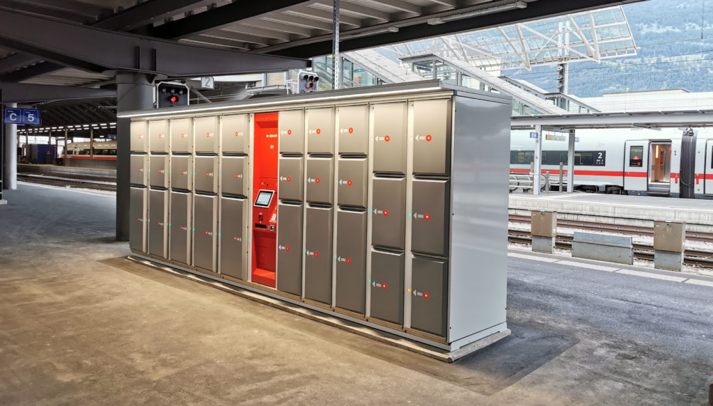 New locker system at Chur railway station