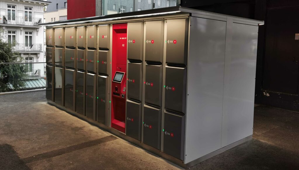 New lockers for Montreux SBB station