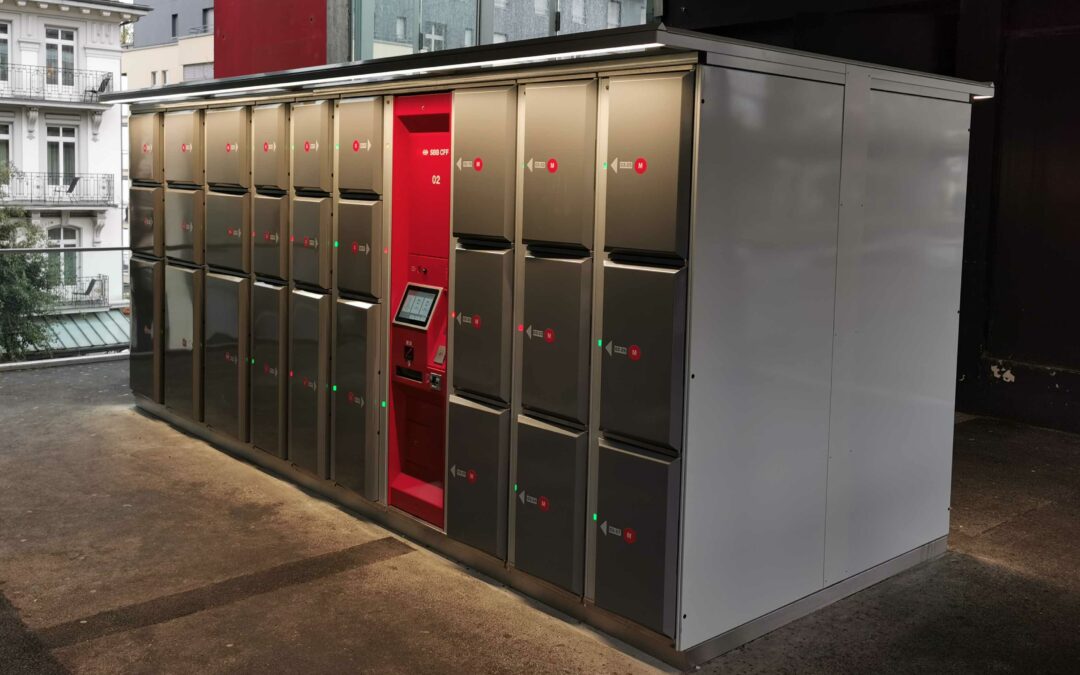 New lockers for Montreux SBB station