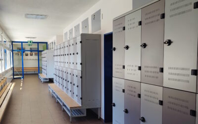 Customized checkroom lockers at the upper school Bichelsee-Balterswil