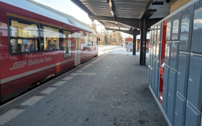 Nouveaux casiers à bagages pour la gare RhB de Davos Dorf