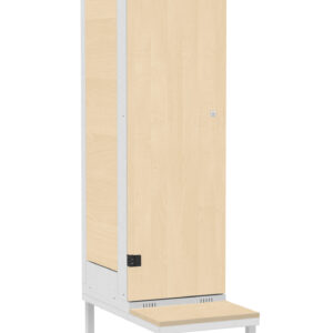 Garderoben-Schank 1-türig mit Sitzbank